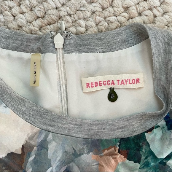 Rebecca Taylor Floral Shift Dress, Sz 6 - Picture 5 of 5